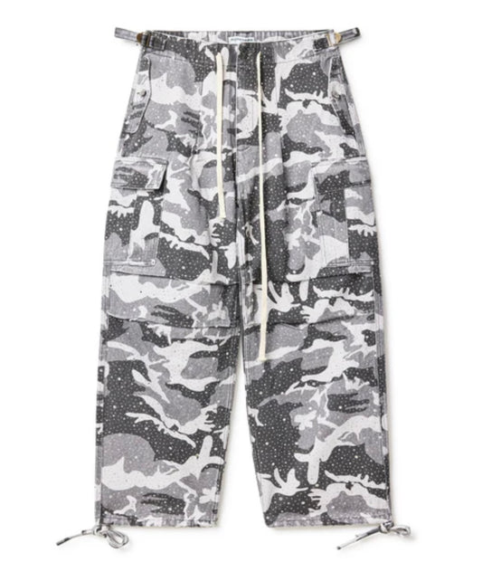 WINTER CRYSTAL CAMO CARGOS