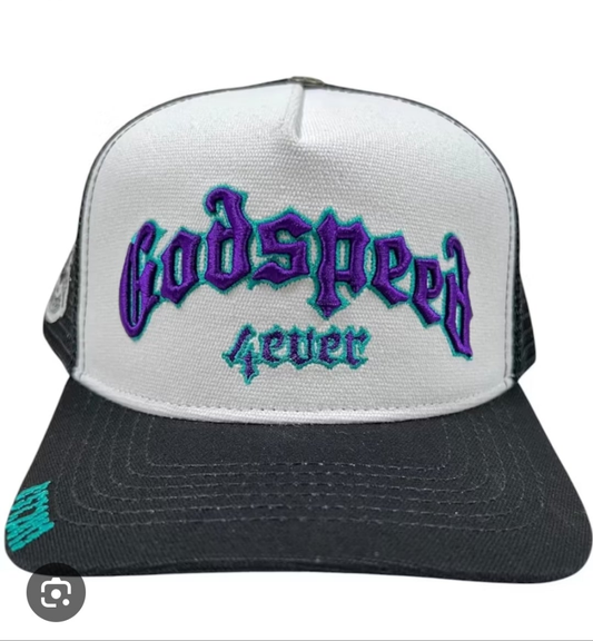 Godspeed White/Black/Purple Cap