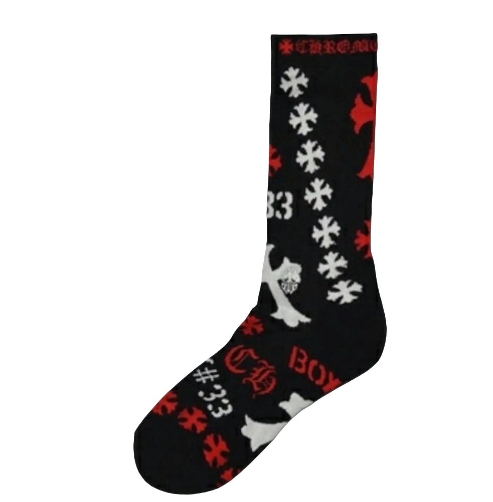 レッグウェア CHROME HEARTS CH MULTI Logo Socks CHROME HEARTS - CH LOGO SOCKS — 3AMJUNKY