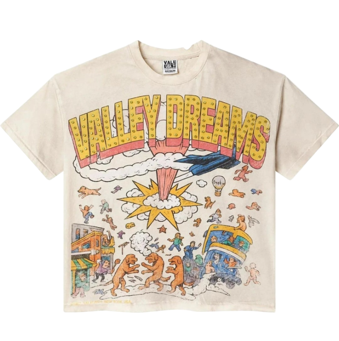 Vale Forever Chaos Bling Tee Cream