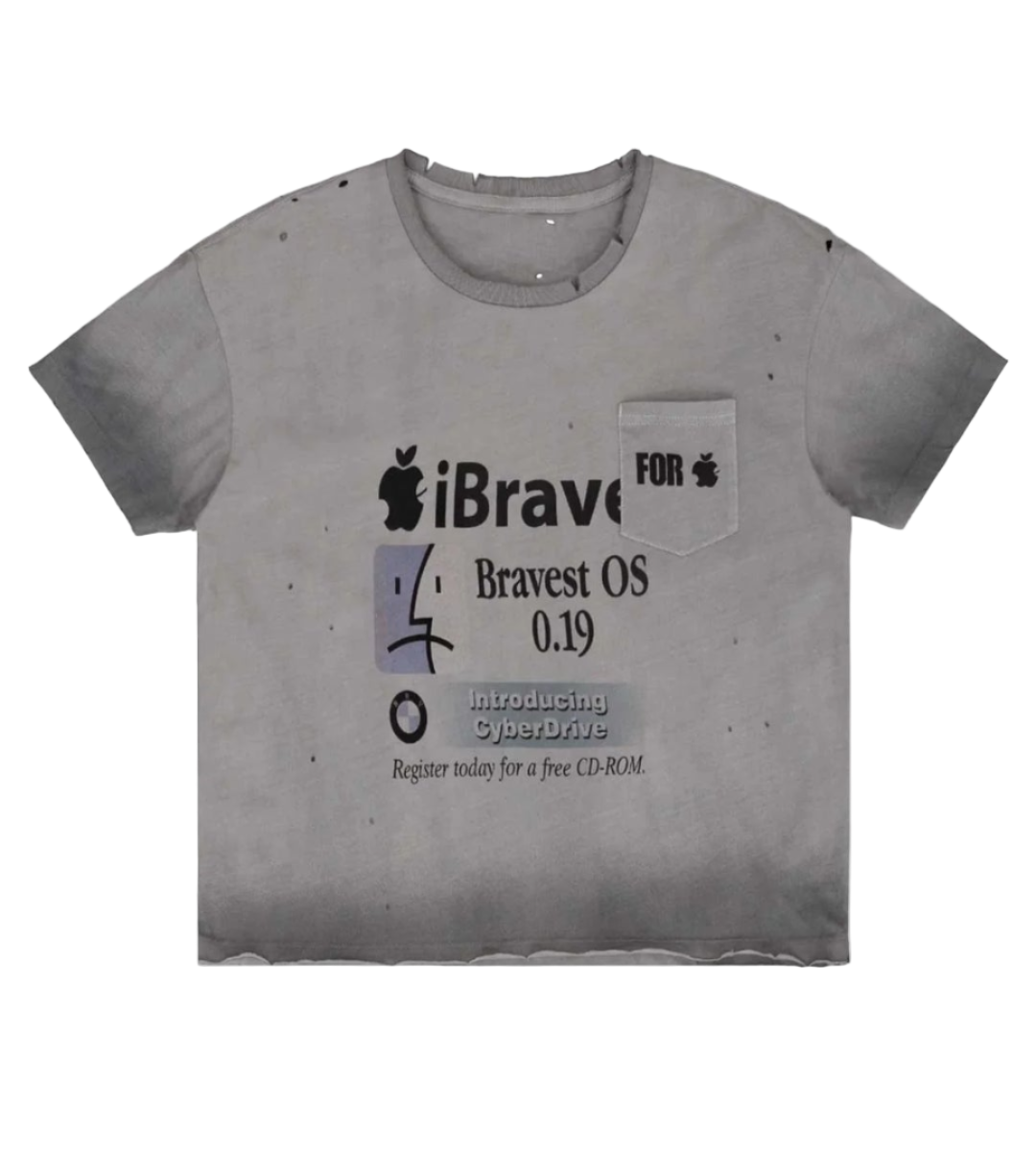 Bravest Studios iBrave
Vintage Tee Grey