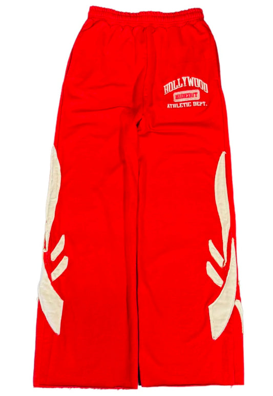 Hollywood Hideout Pep Rally Flame Sweats Red