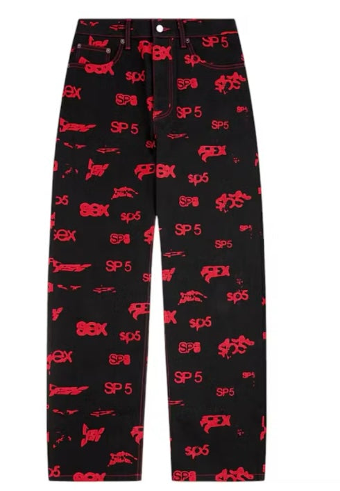 Sp5der 5EX AOP DENIM