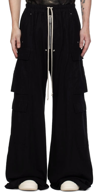 RICK OWENS DRKSHDW
Black Porterville Double Jumbo Belas Cargo Pants