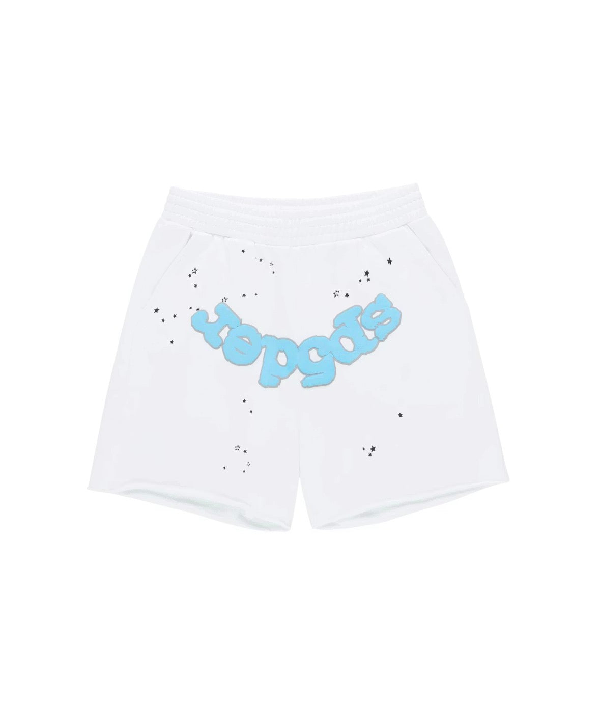 Sp5der OG Logo Sweatshort White