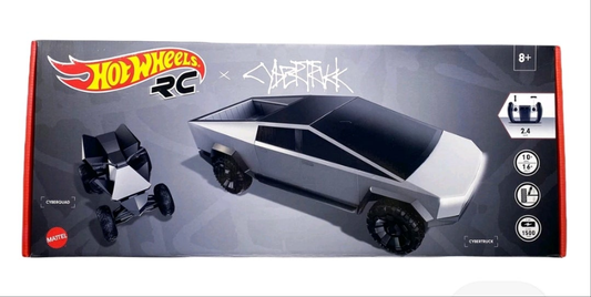 Tesla CyberTruck+ Cyberquad
Model 3D Printed PLA 8 Inches