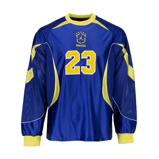 Men's Jordan Brazil Long-Sleeve Goalkeeper Soccer Jersey