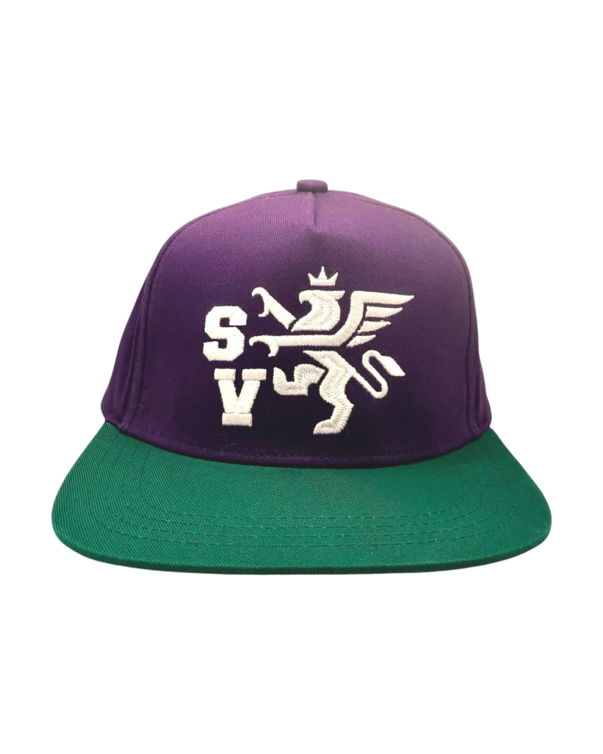 Saint Vanity Plum & Green Griffin Snapback