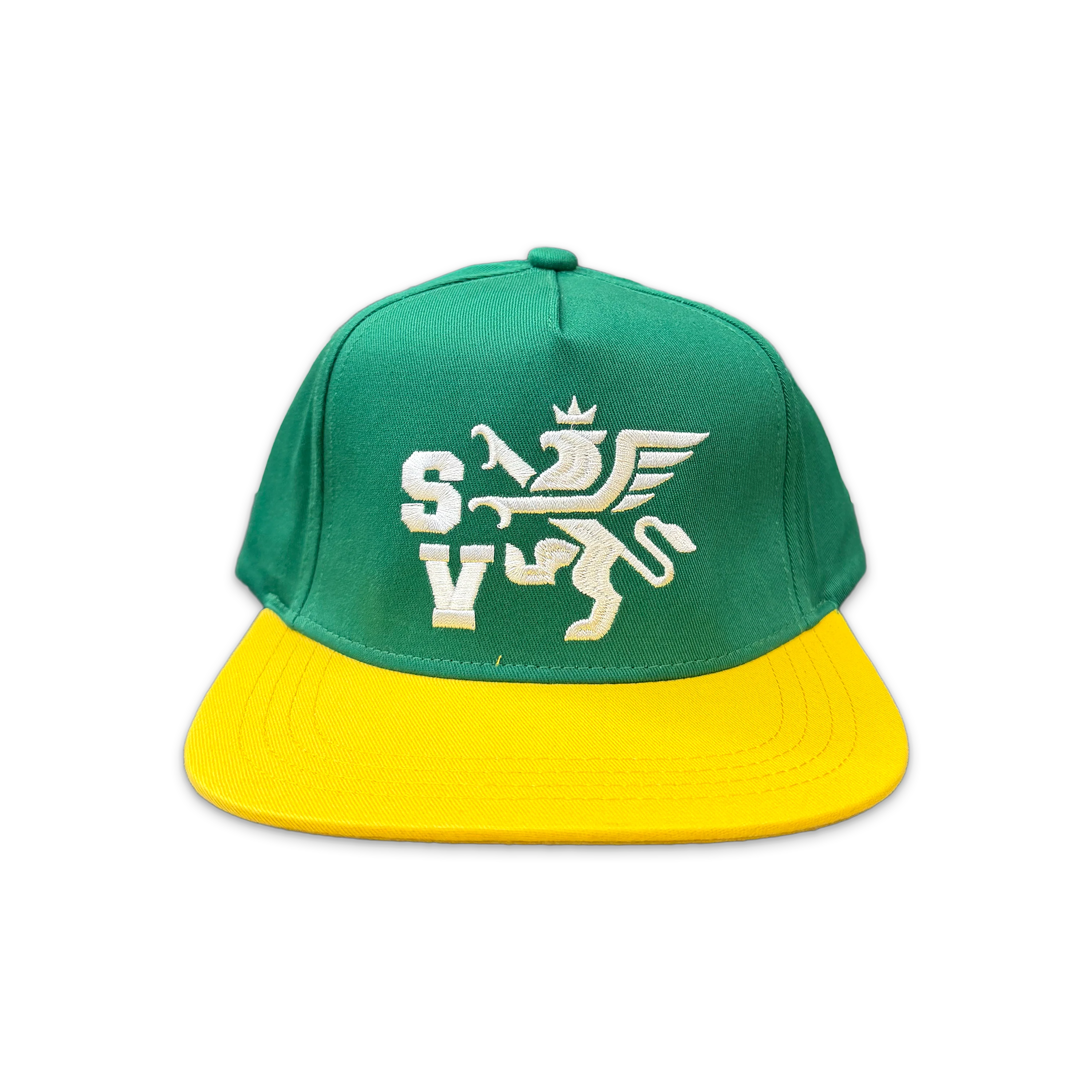 Saint Vanity Green & Yellow Griffin Snapback+