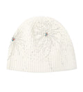 BIRTH OF ROYAL CHILD FIREWORKS STUDDED BEADED BEANIE WHITE