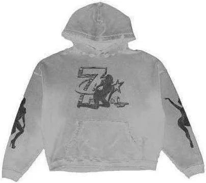 Triple Sevens Trap Logo Hoodie Grey