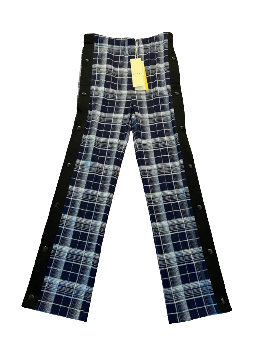 Marni Men's Retro Plaid Track Pants