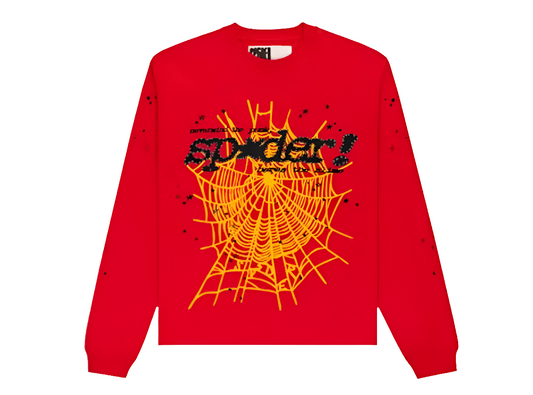 Sp5der Punk V2 Longsleeve (Red)