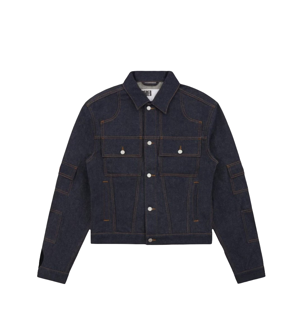 Sp5der Denim V3 Truck
Jacket Indigo Denim Men's ...