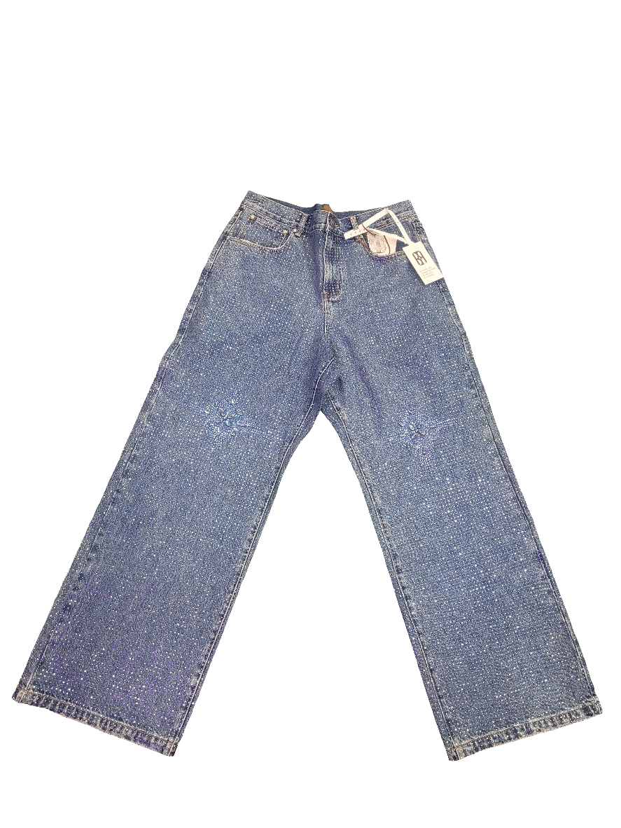Birth Of Royal Child 20K Diamond Stellar Denim Pants IN Blue – 305
