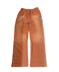HMDD Orange Crystal Sweatpants