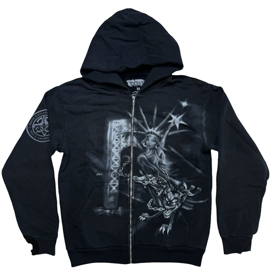 Travis Scott X MetLife Liberty Zip Up hoodie