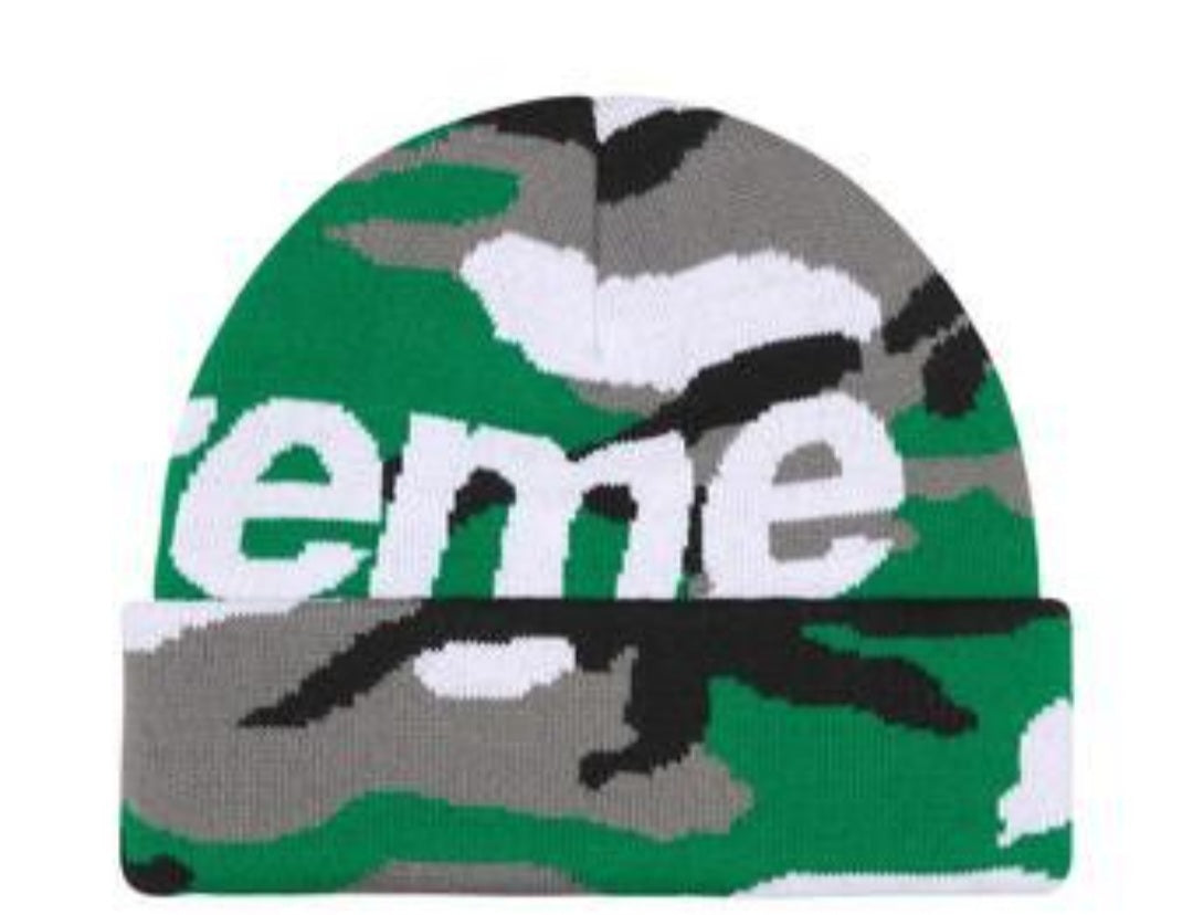 Supreme Camo Beanie (Green)