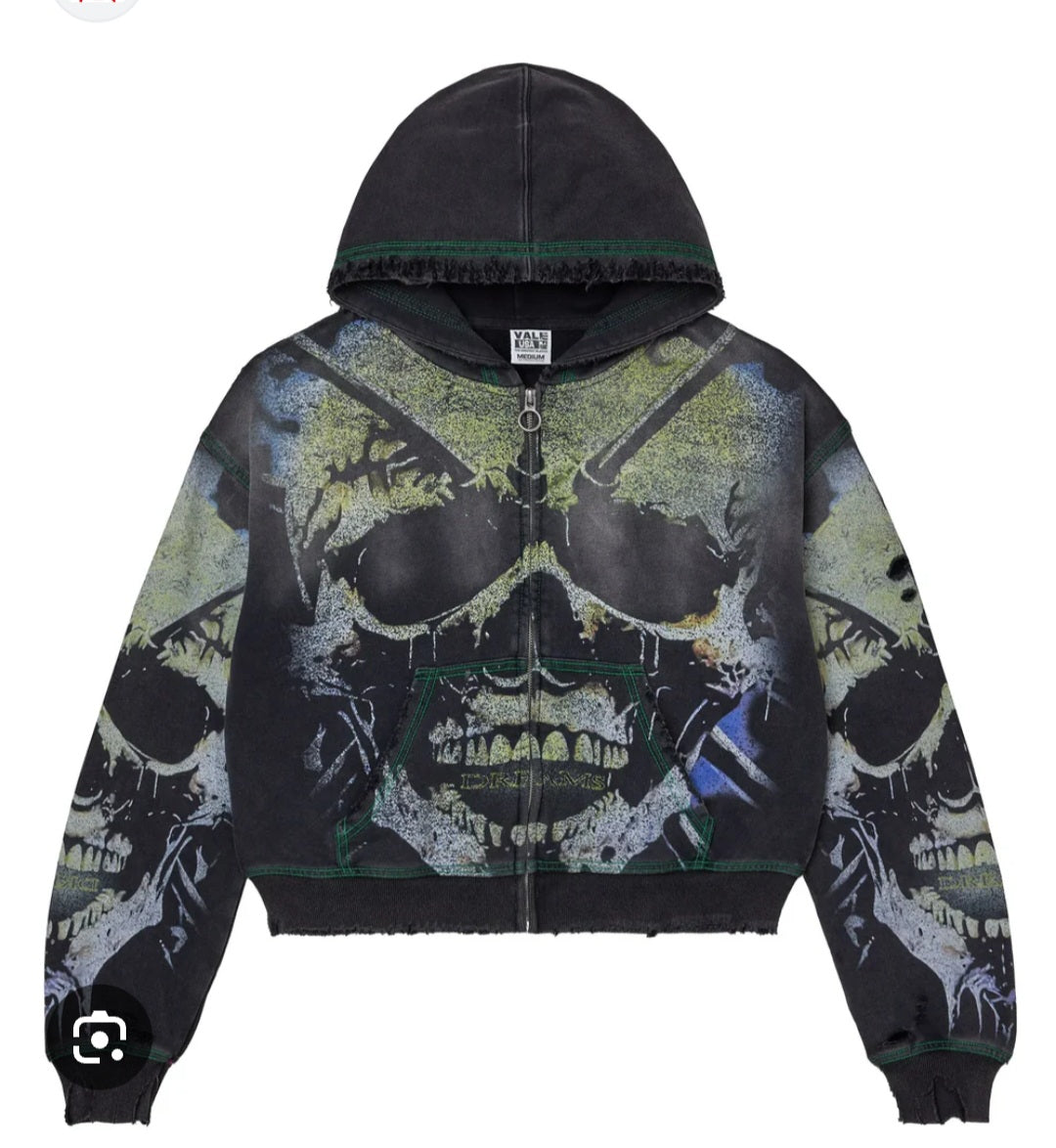 Vale Grave Digger Zip Up
Hoodie