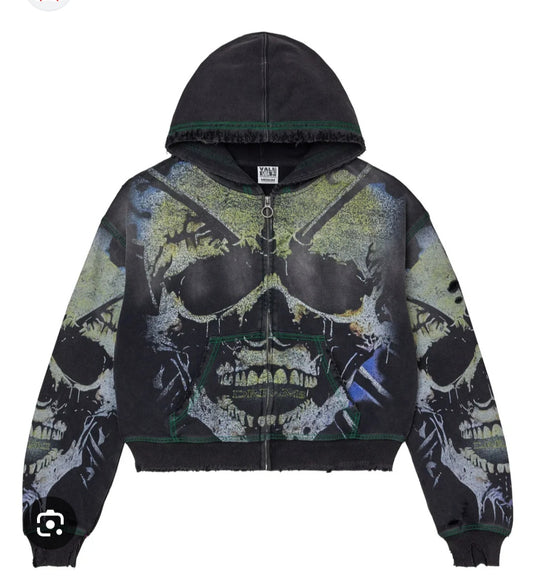 Vale Grave Digger Zip Up
Hoodie