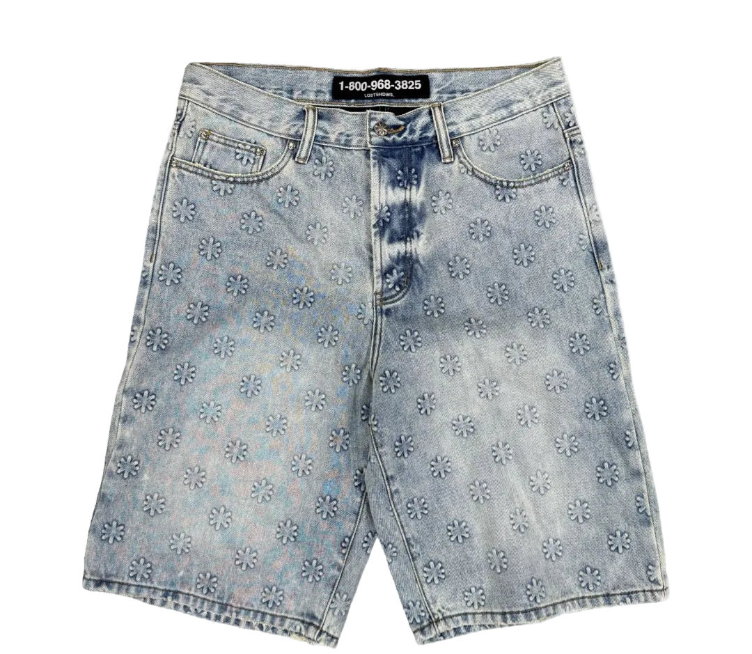 LOSTSHDWS DENIM SHORT 
(BLUE)