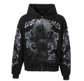 LOST INTRICACY "EVIL WING" ZIP-UP HOODIE