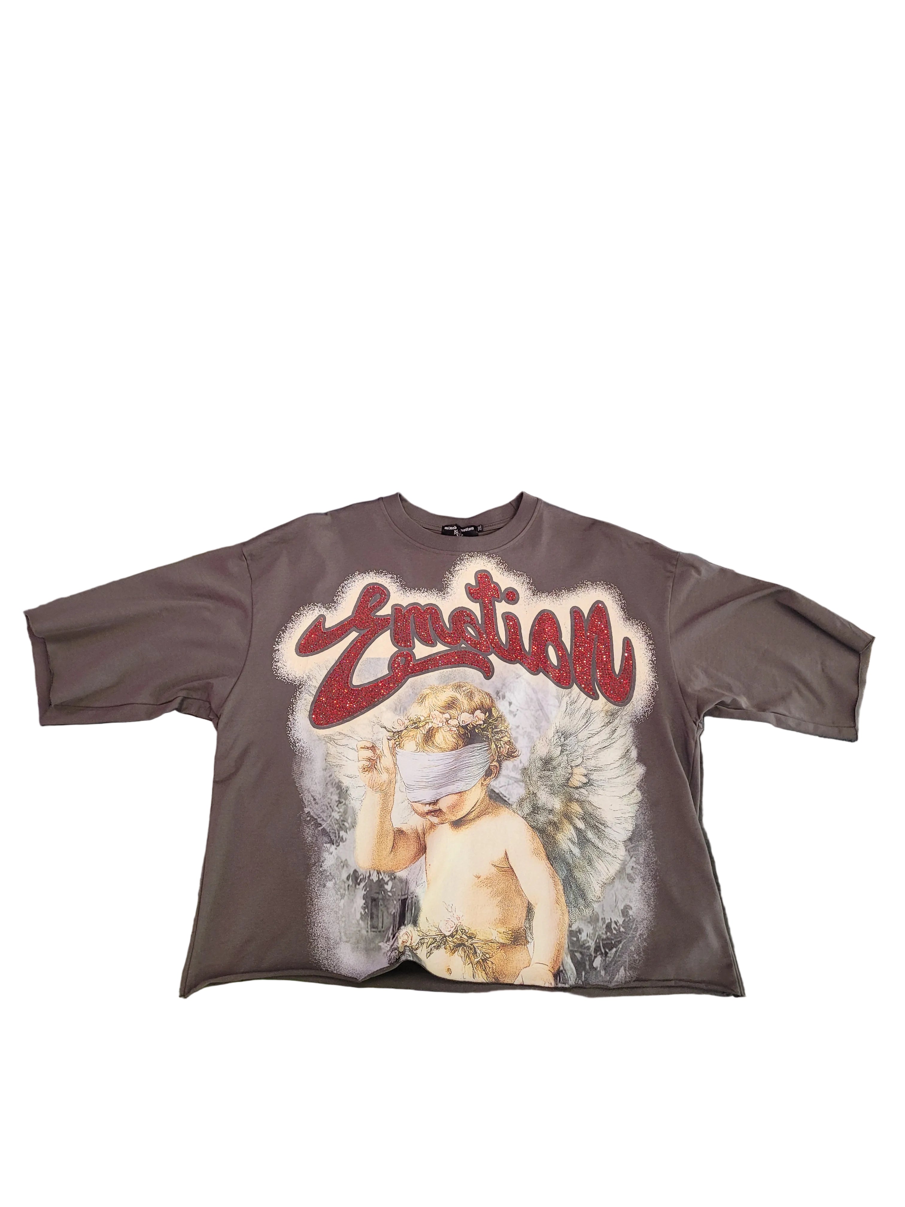 MIXED EMOTION GREY TEE