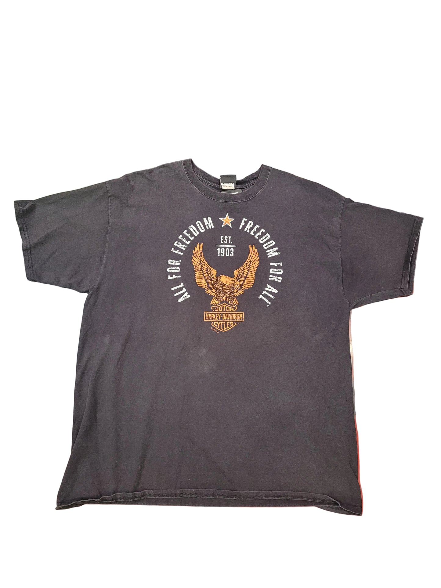 Harley-Davison All For Freedom Vitange Tee