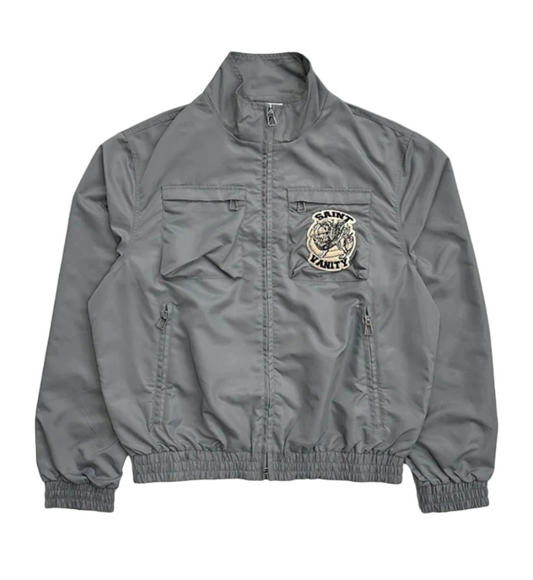 Saint Vanity Nylon Cargo Jacket Grey