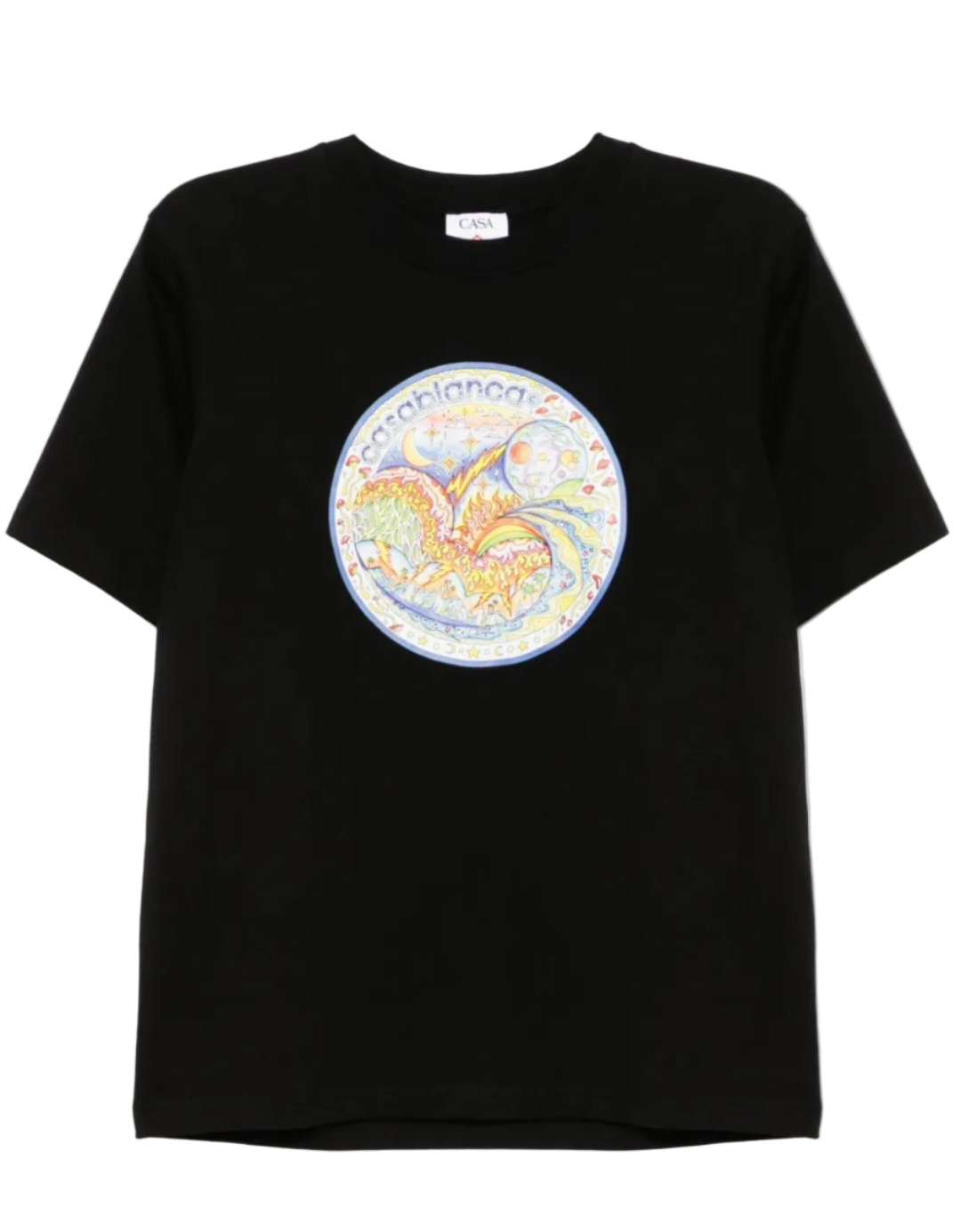 Casablanca The Four Elements T-shirt | Black