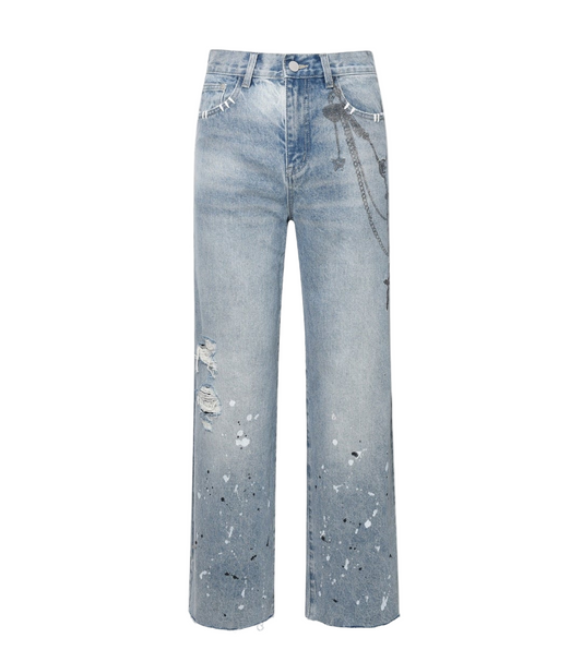 Birth Of Royal Chain Ink Print Detailed Patch